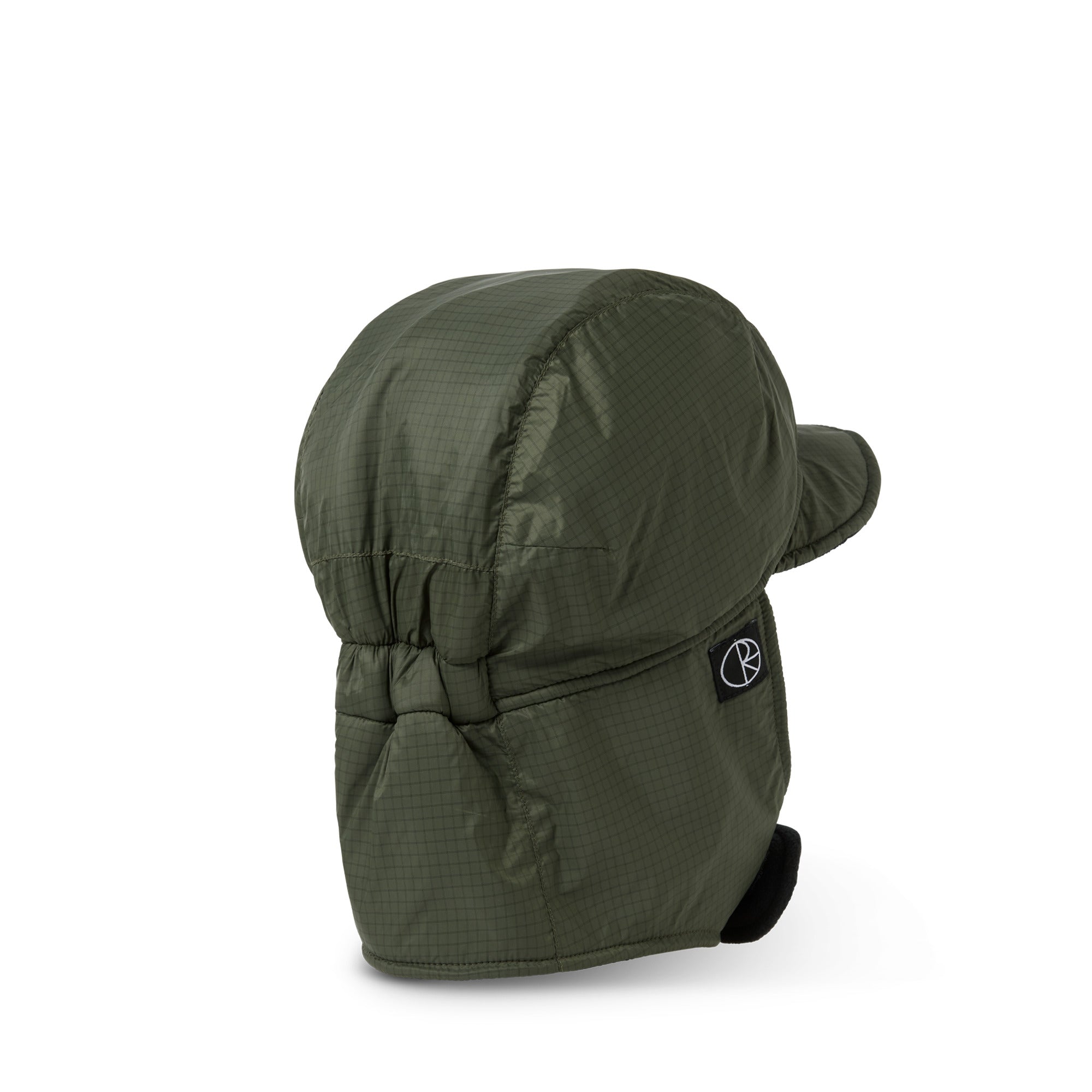 POLAR - Luke Flap Cap Ripstop "Grey Green"