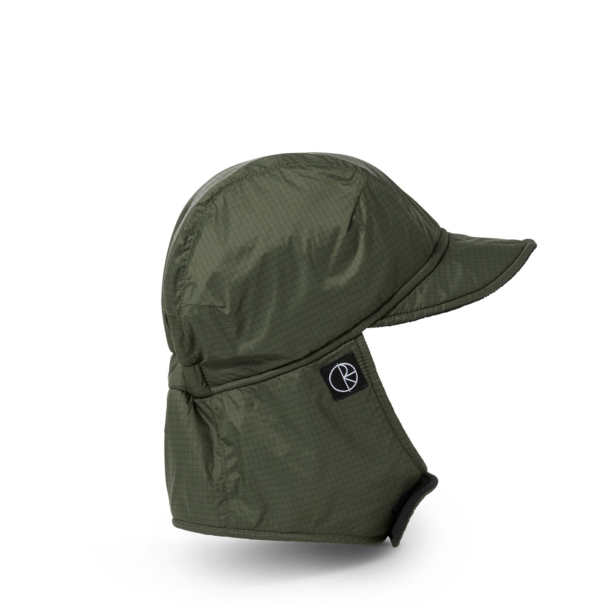 POLAR - Luke Flap Cap Ripstop "Grey Green"