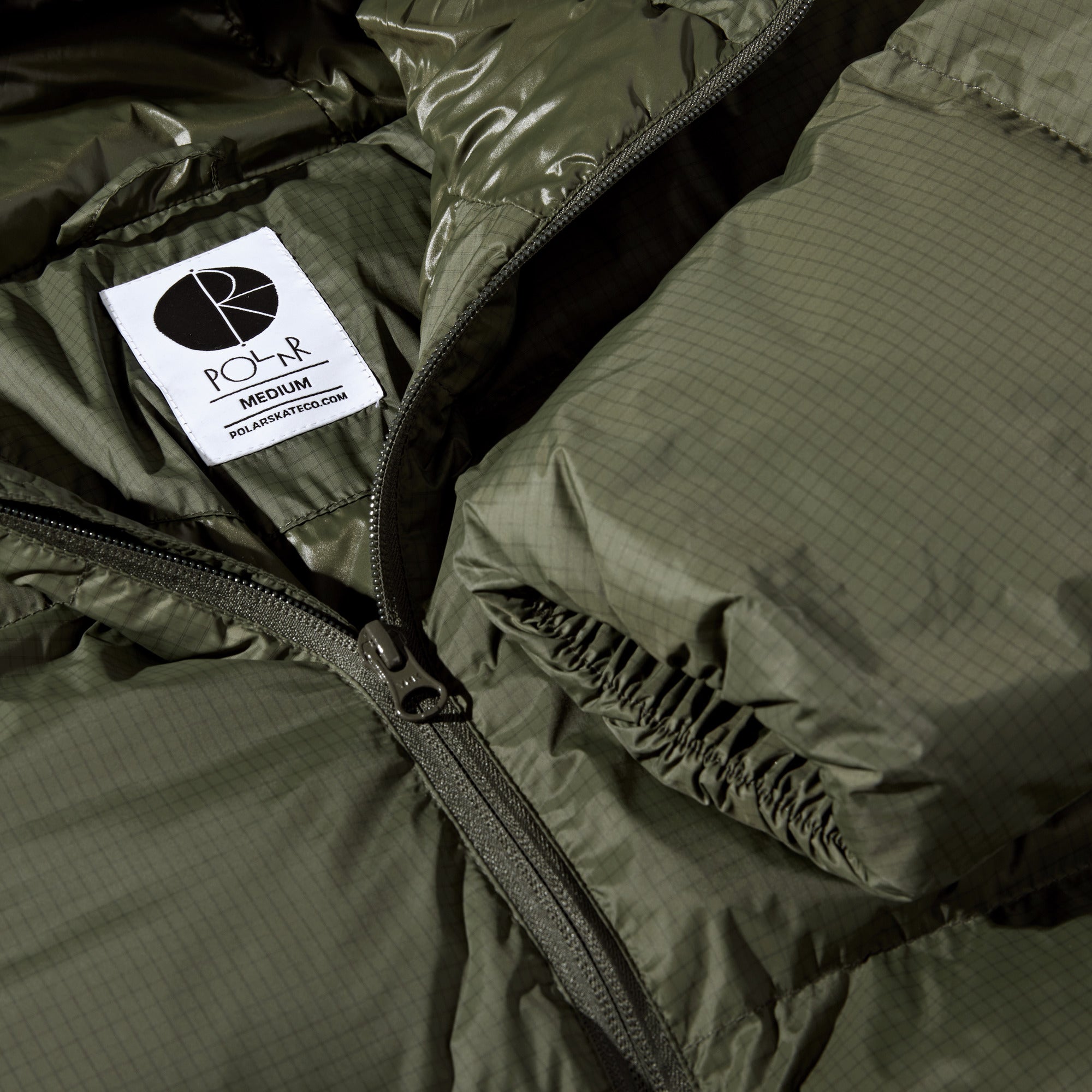 POLAR - Ripstop Soft Puffer "Grey Green"