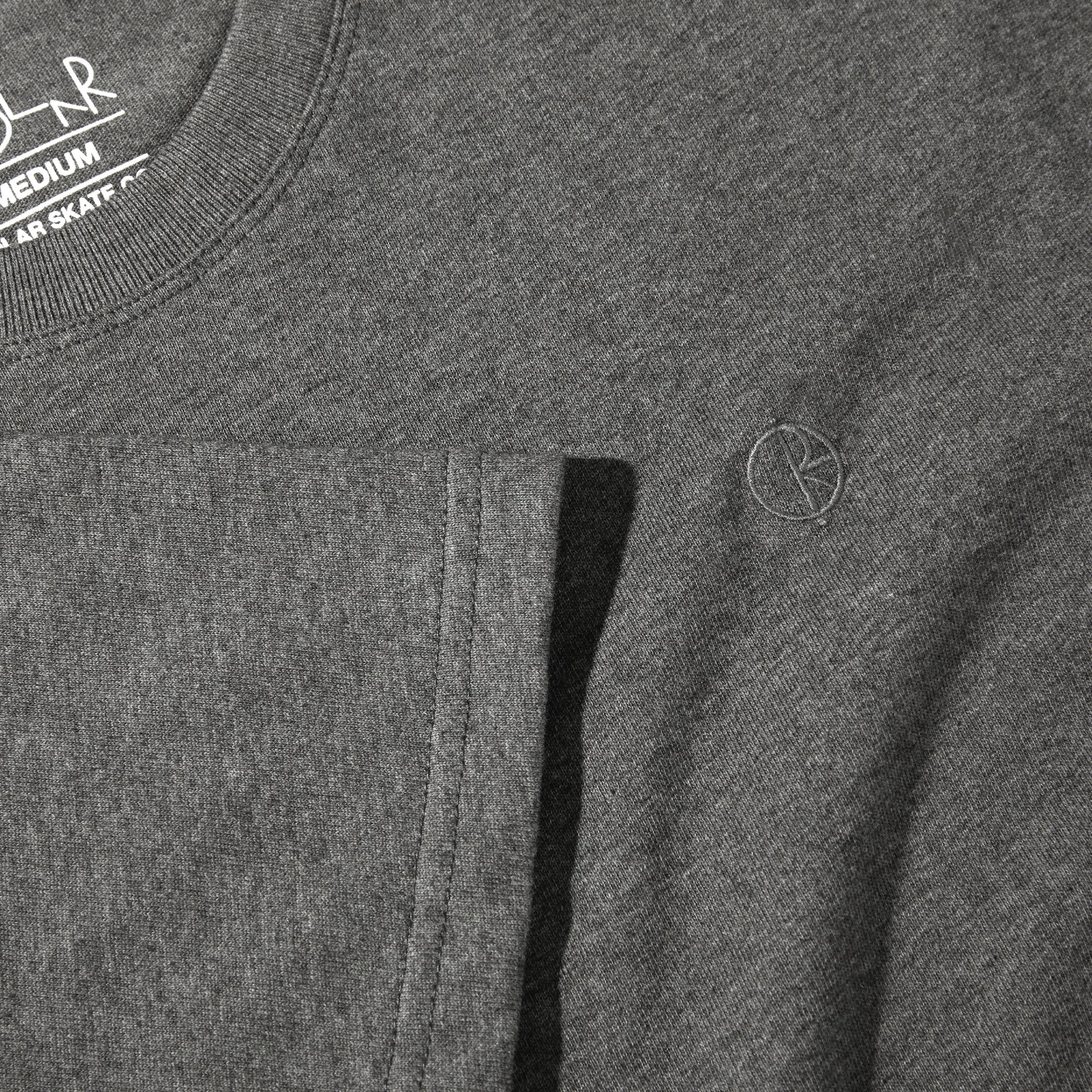 POLAR - Team Tee "Dark Grey Melange"