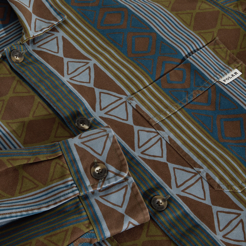 POLAR - Big Boy Overshirt "Blue Green Mix"