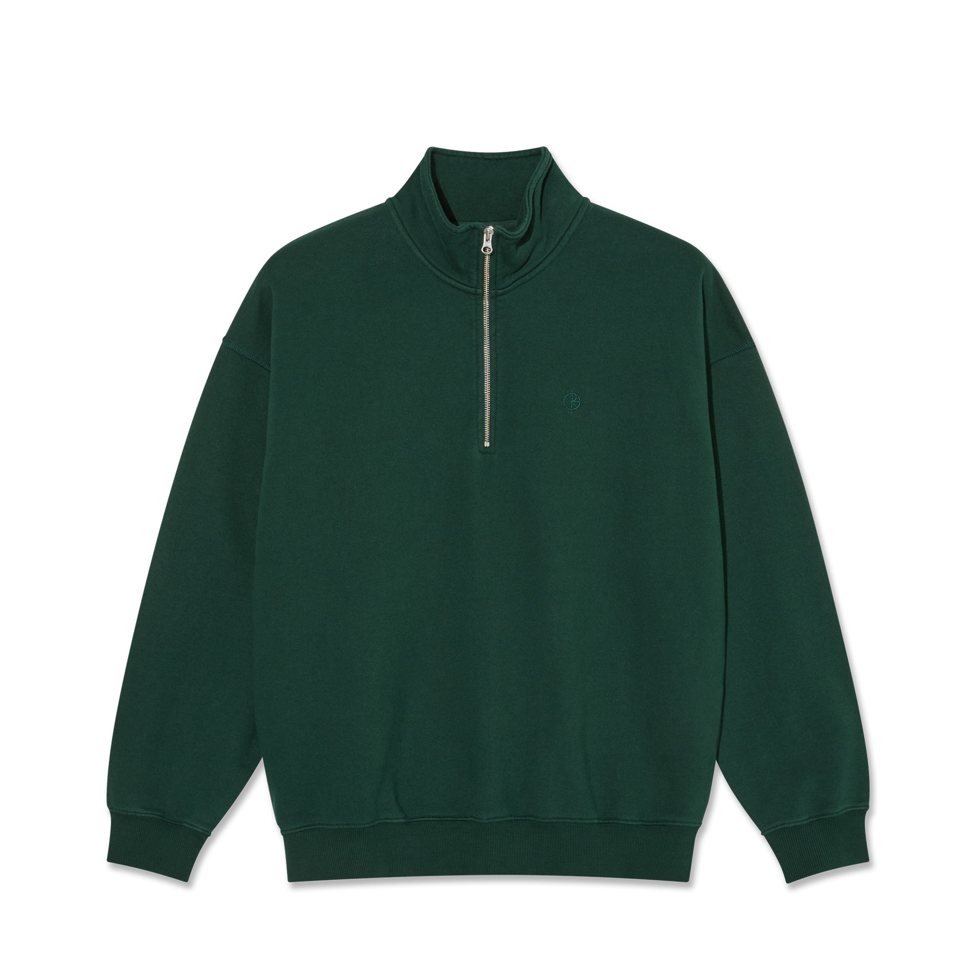 POLAR - Frankie half Zip Sweater  "Dark Emerald"