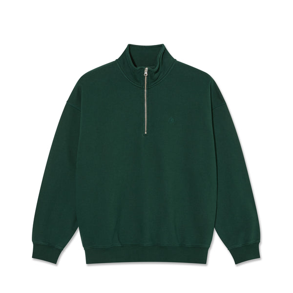 POLAR - Frankie half Zip Sweater  "Dark Emerald"