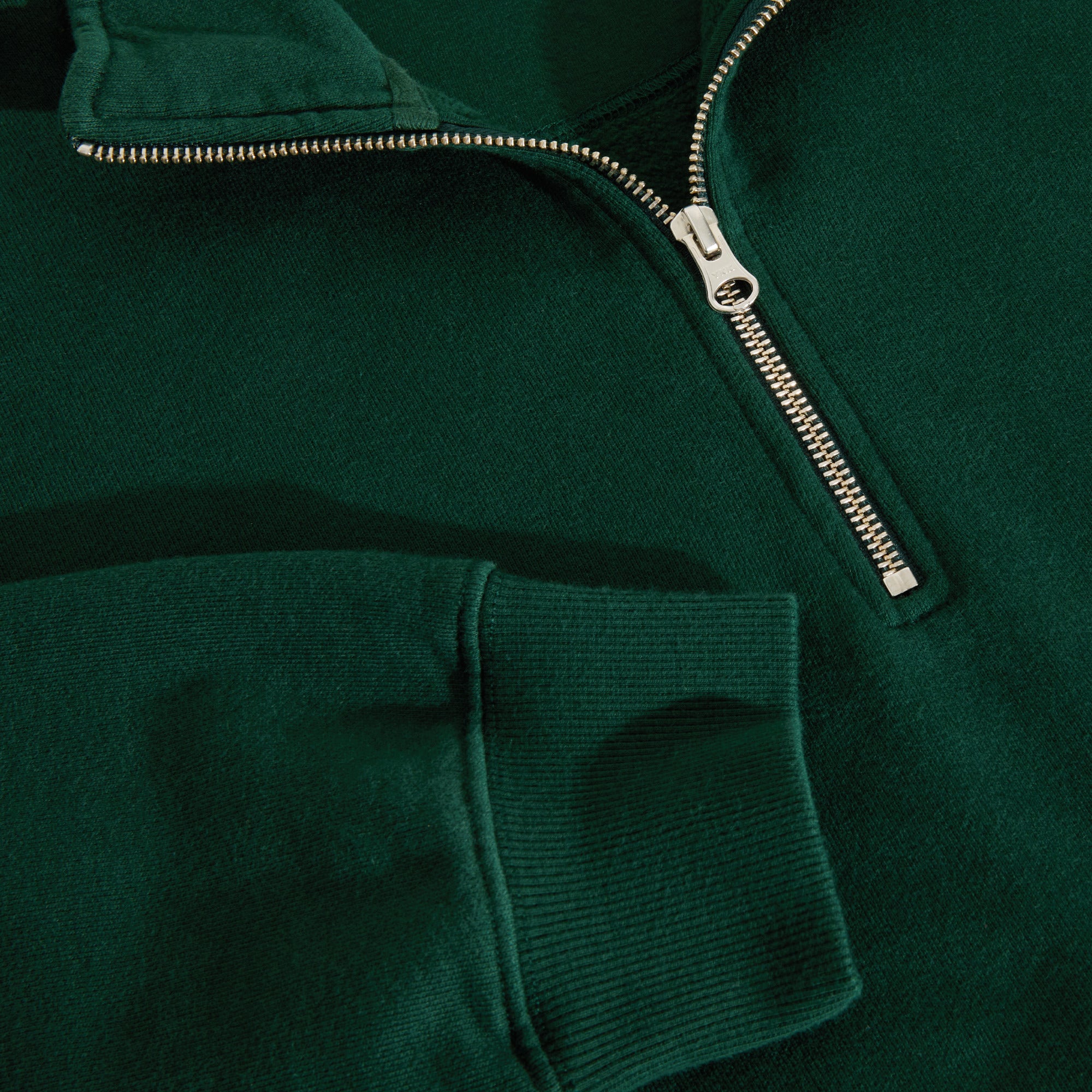 POLAR - Frankie half Zip Sweater  "Dark Emerald"