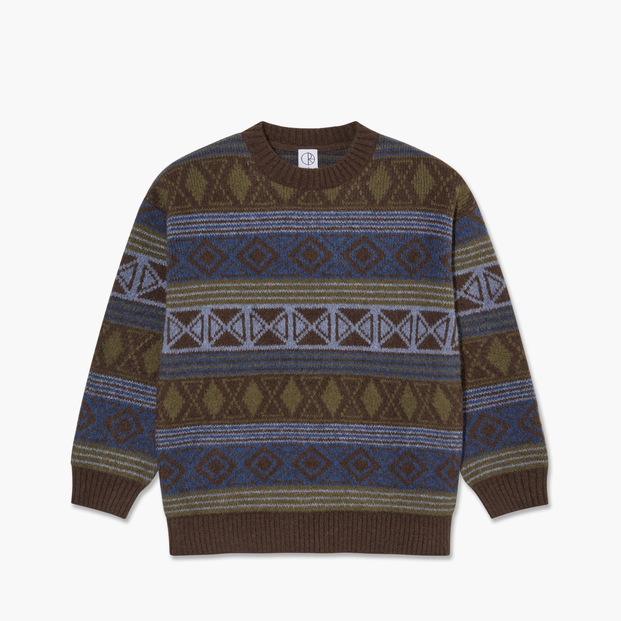 POLAR - George Sweater "Blue Green Mix"