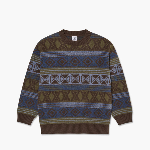 POLAR - George Sweater "Blue Green Mix"