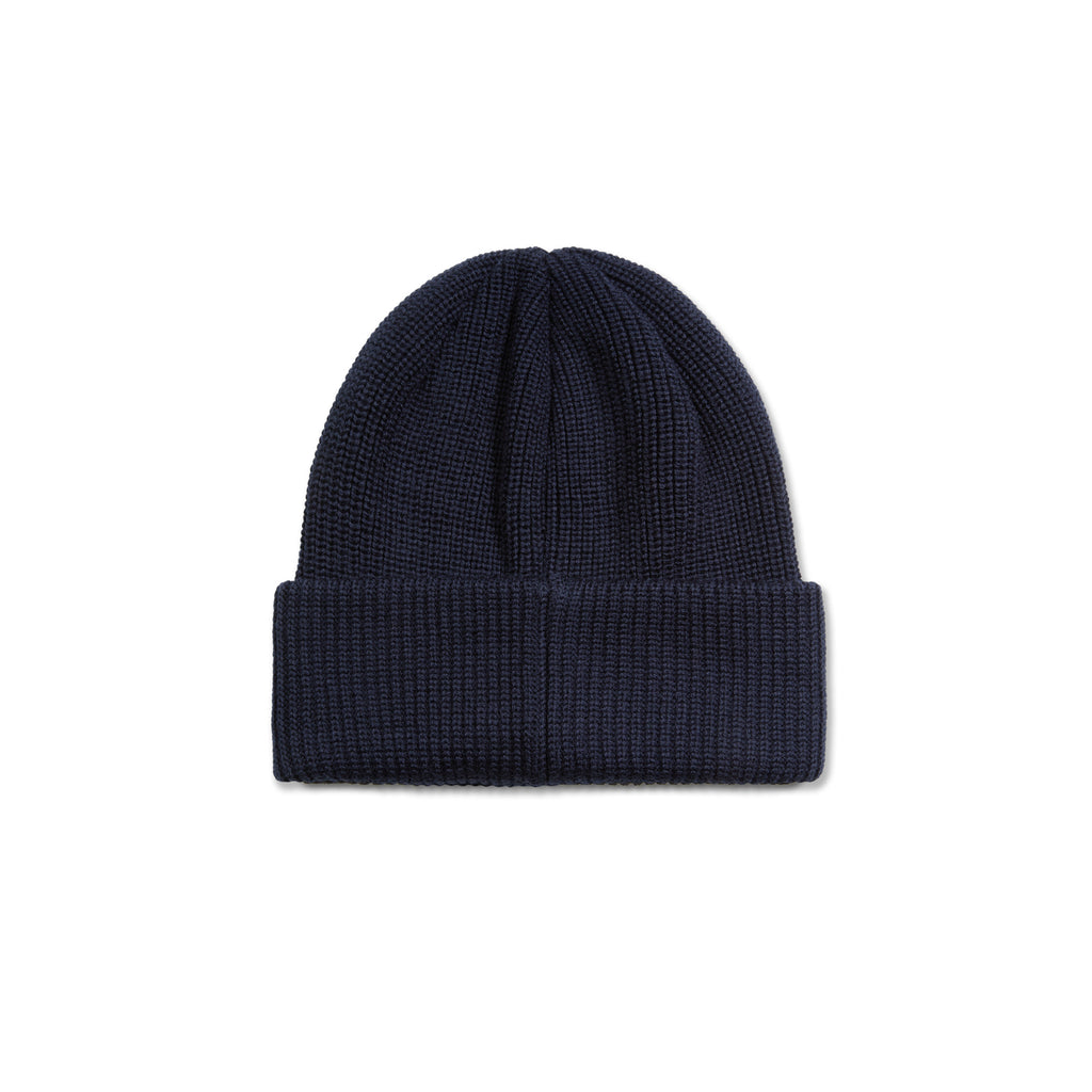 POLAR - Double Fold Merino Beanie "Navy"