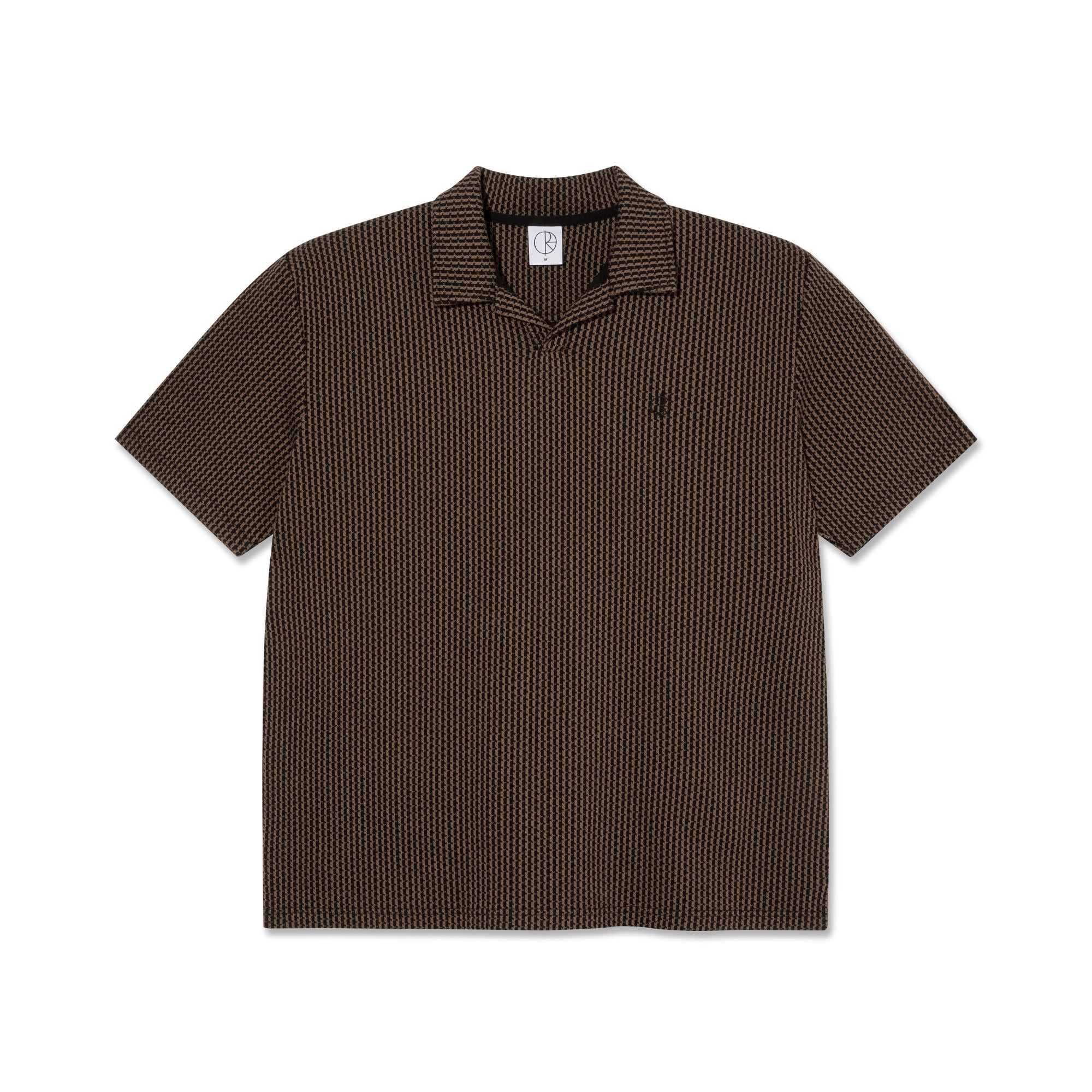 POLAR - Serge Polo Shirt | Bouclé "Brass / Black"