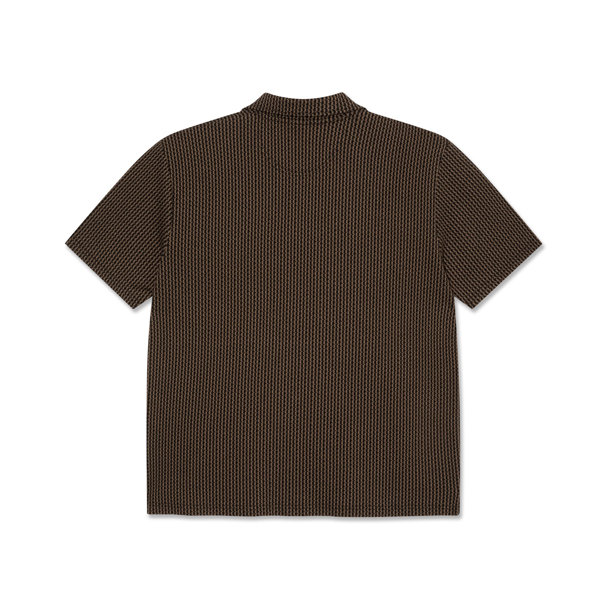 POLAR - Serge Polo Shirt | Bouclé "Brass / Black"