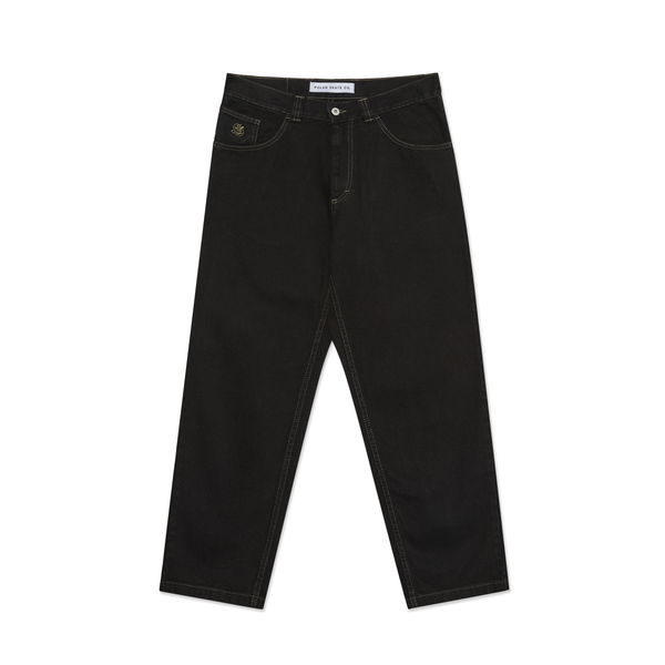 POLAR - '93! Pants | Contrast Stitching "Black/Dark Olive"