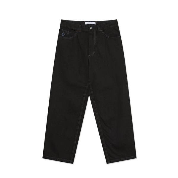 POLAR - Big Boy Pants "Black/Blue Stitching"