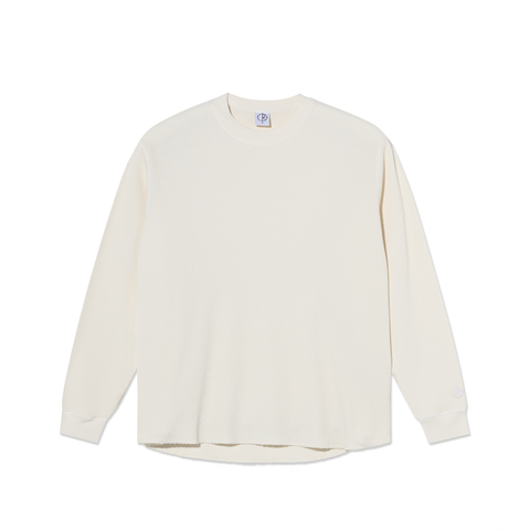 POLAR - Dylan LS Tee | Waffle "Ivory"