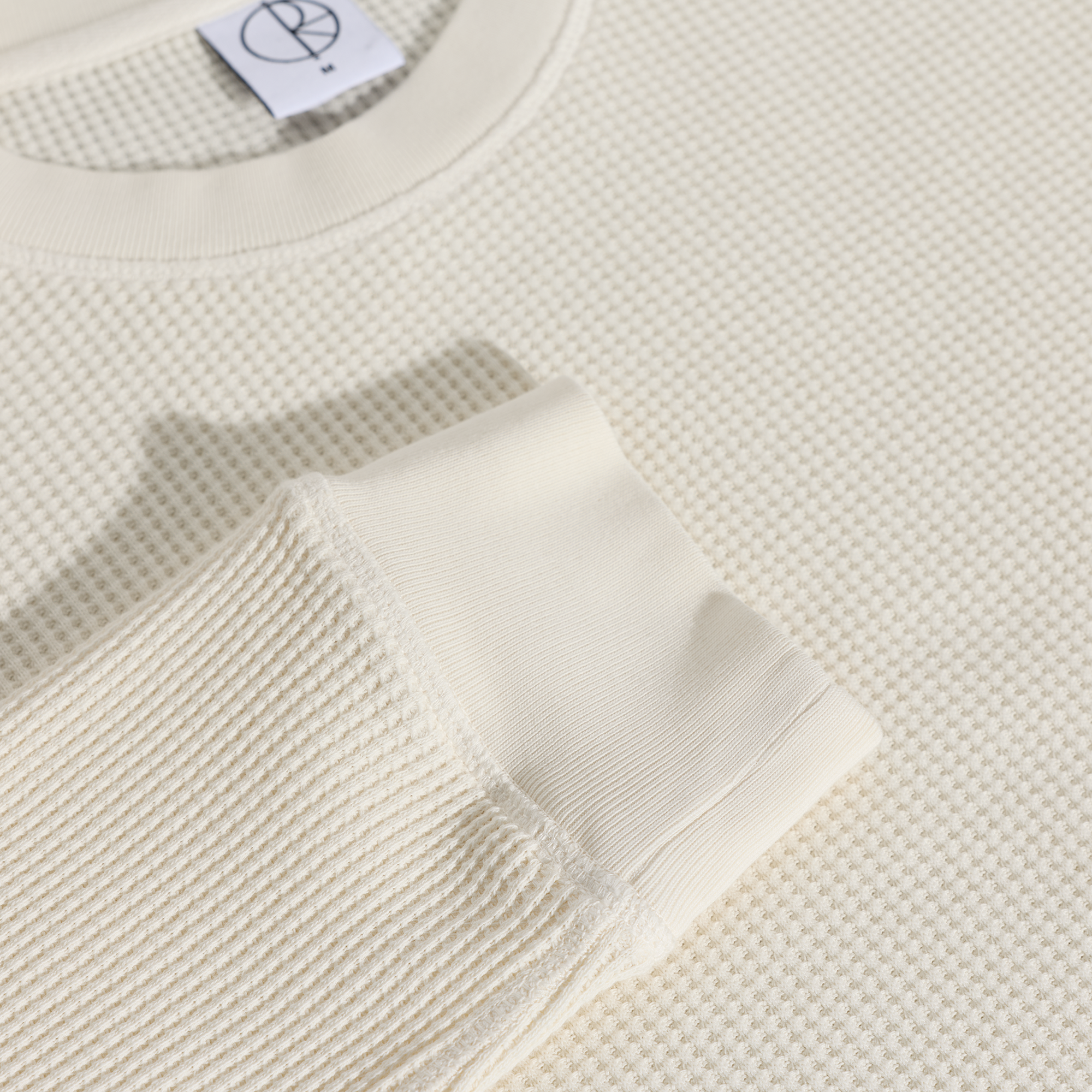 POLAR - Dylan LS Tee | Waffle "Ivory"