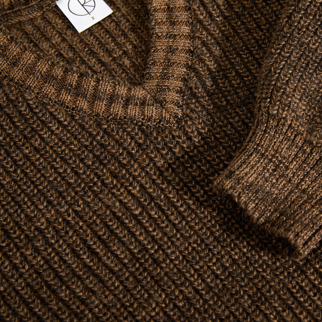 POLAR - Eve Sweater  "Brown Marl"