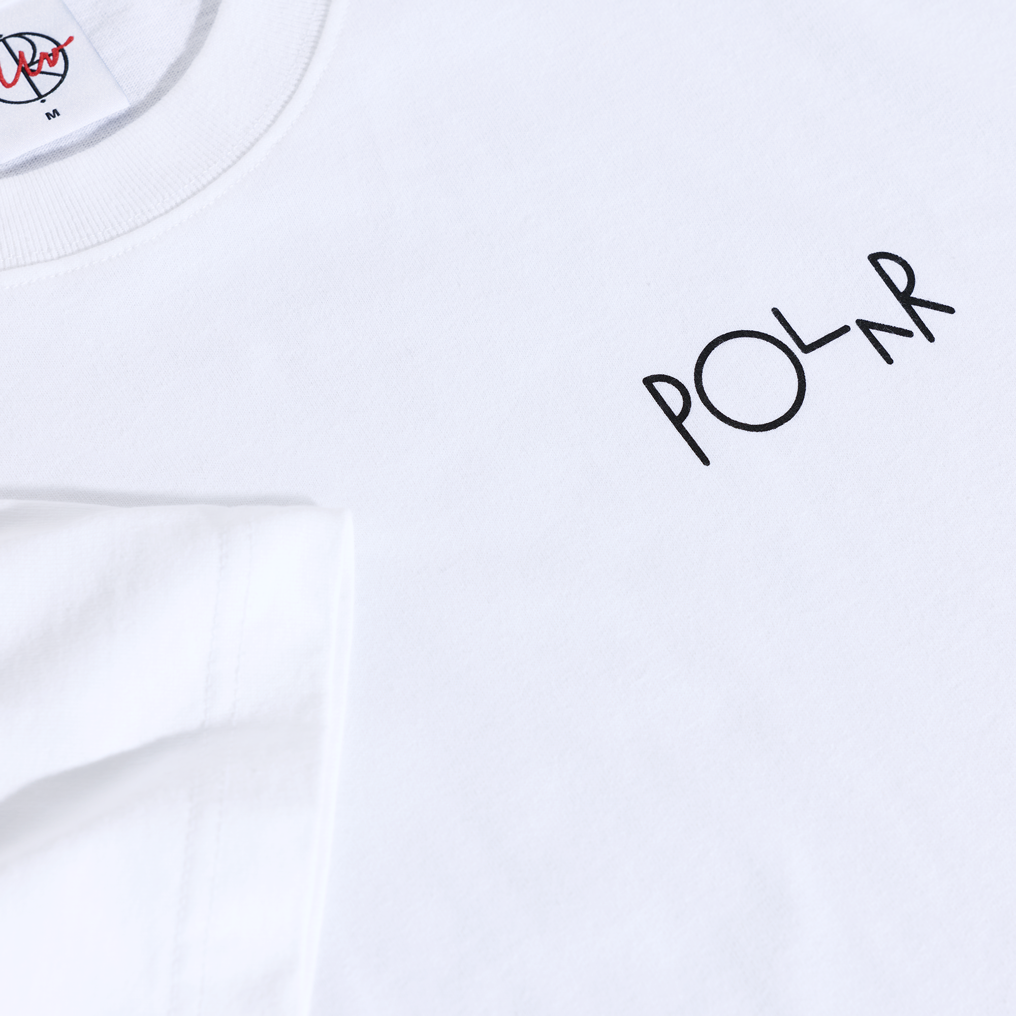 POLAR - Fill Logo Tee | Happy Sad "White"
