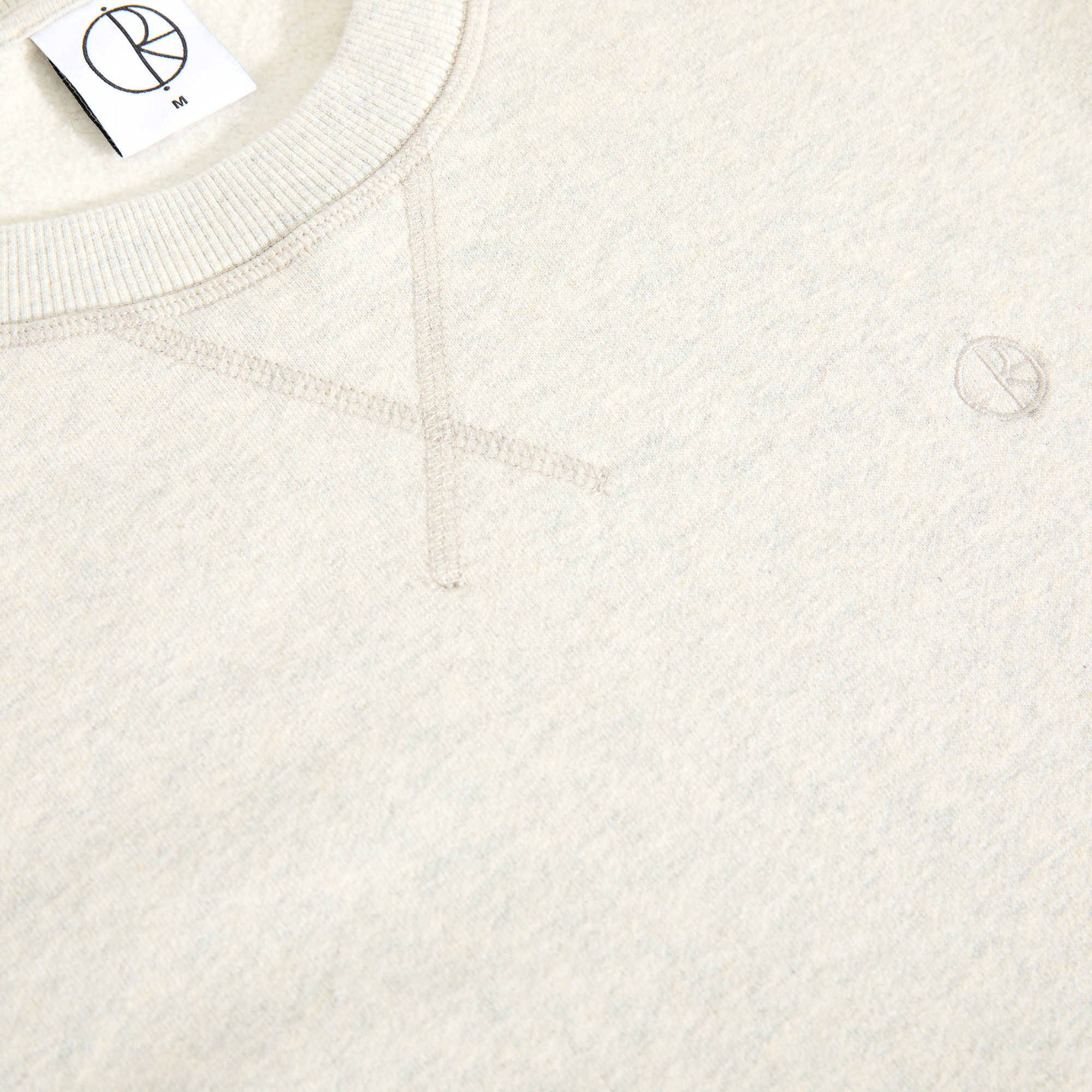 POLAR - Frankie Crewneck "Ivory Grey Melange"