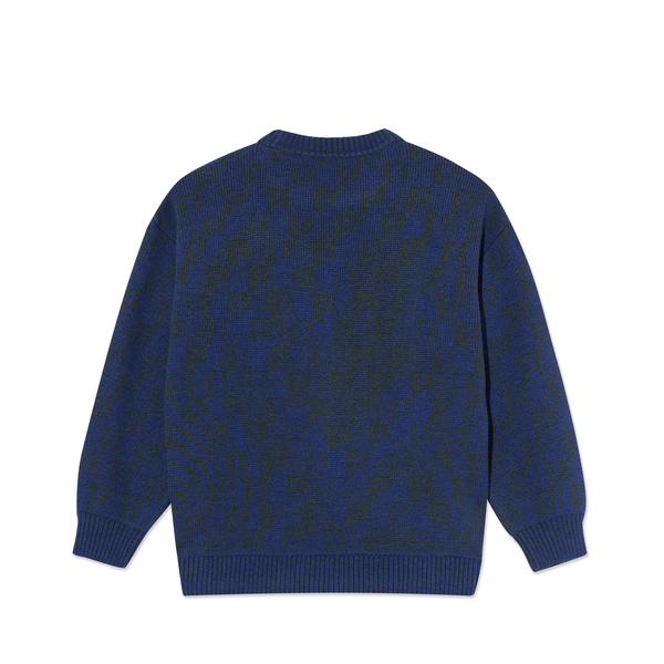 POLAR - George Sweater | P Pattern "Blue Green"