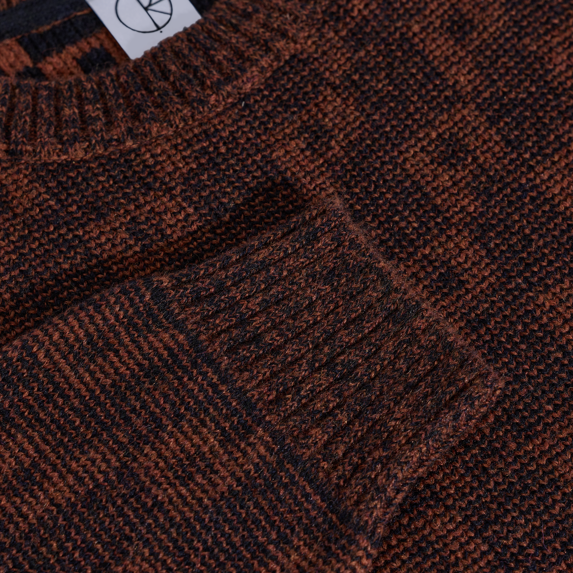 POLAR - George Sweater | P Pattern "Navy Orange"