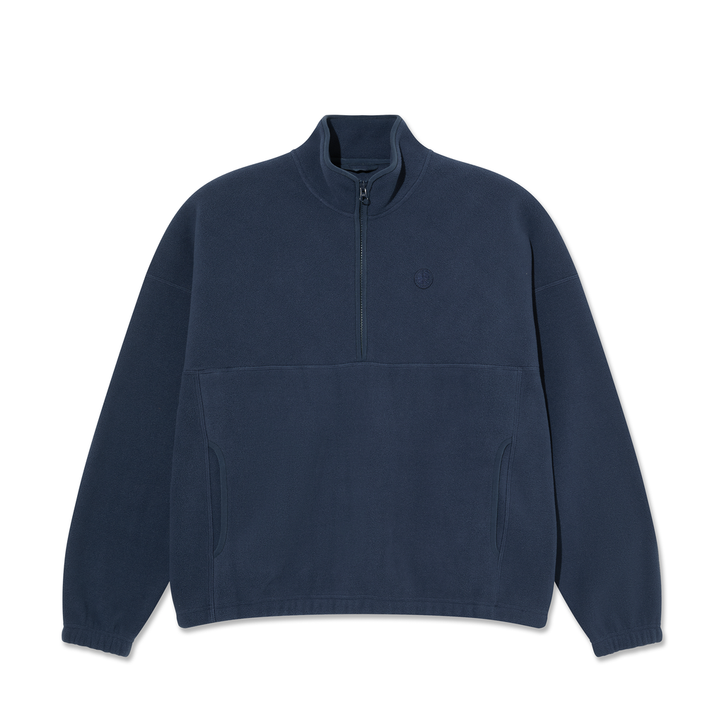 POLAR - Ivan Half Zip Sweater "Grey Blue"