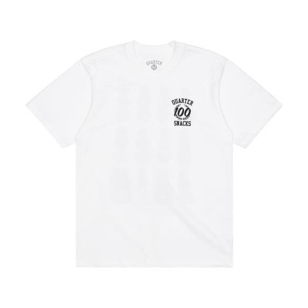 QUARTERSNACKS  - Anniversary Tee "White"
