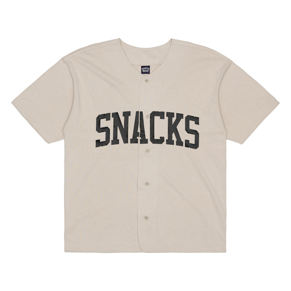 QUARTERSNACKS  - Cotton Baseball Jersey "Cream"