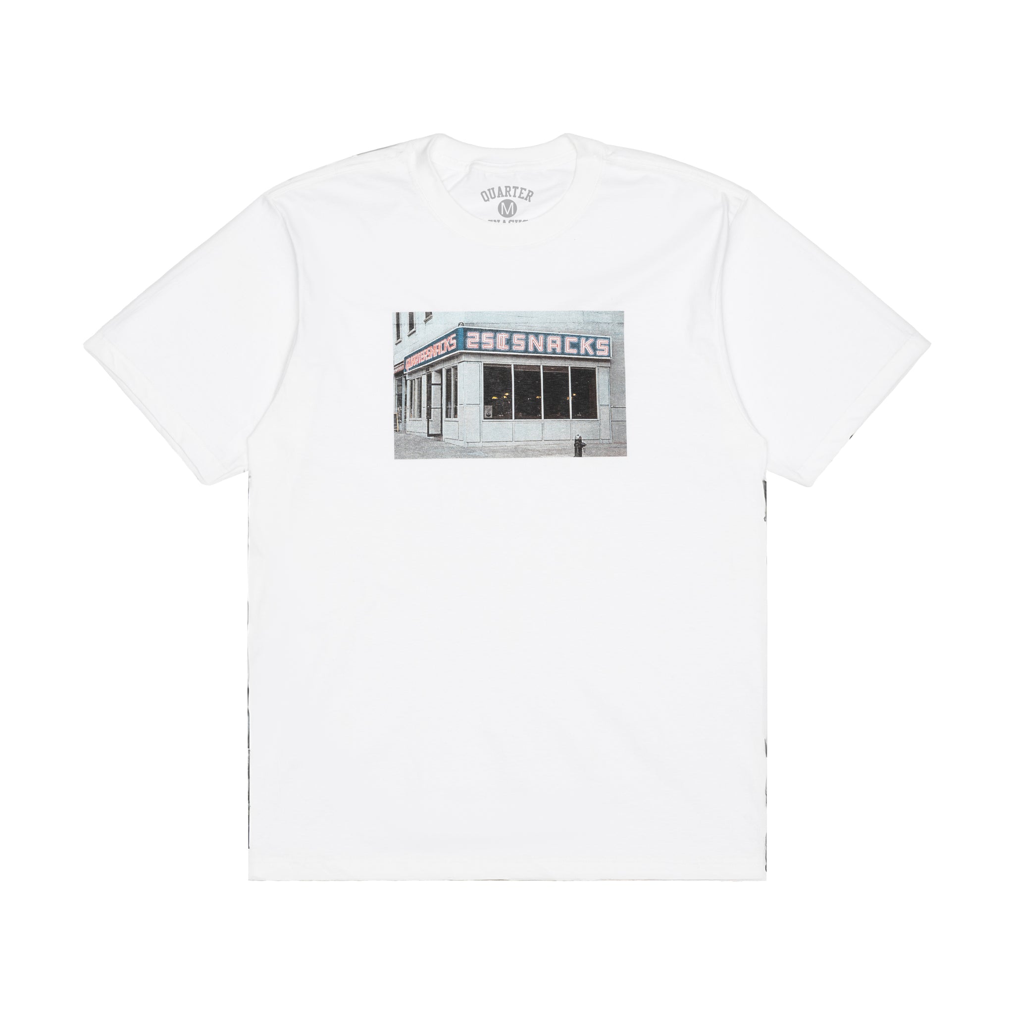 QUARTERSNACKS  - Diner Tee "White"