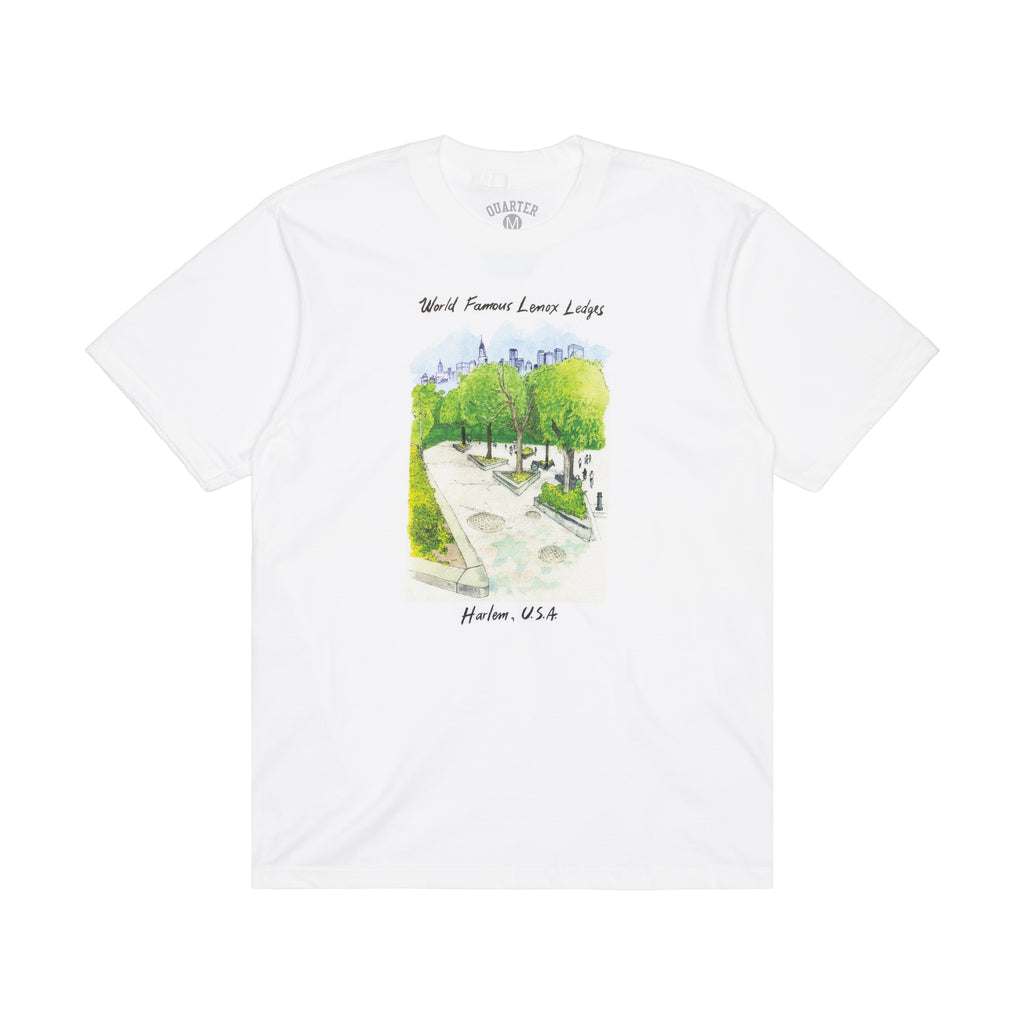 QUARTERSNACKS  - Lenox Tee "White"