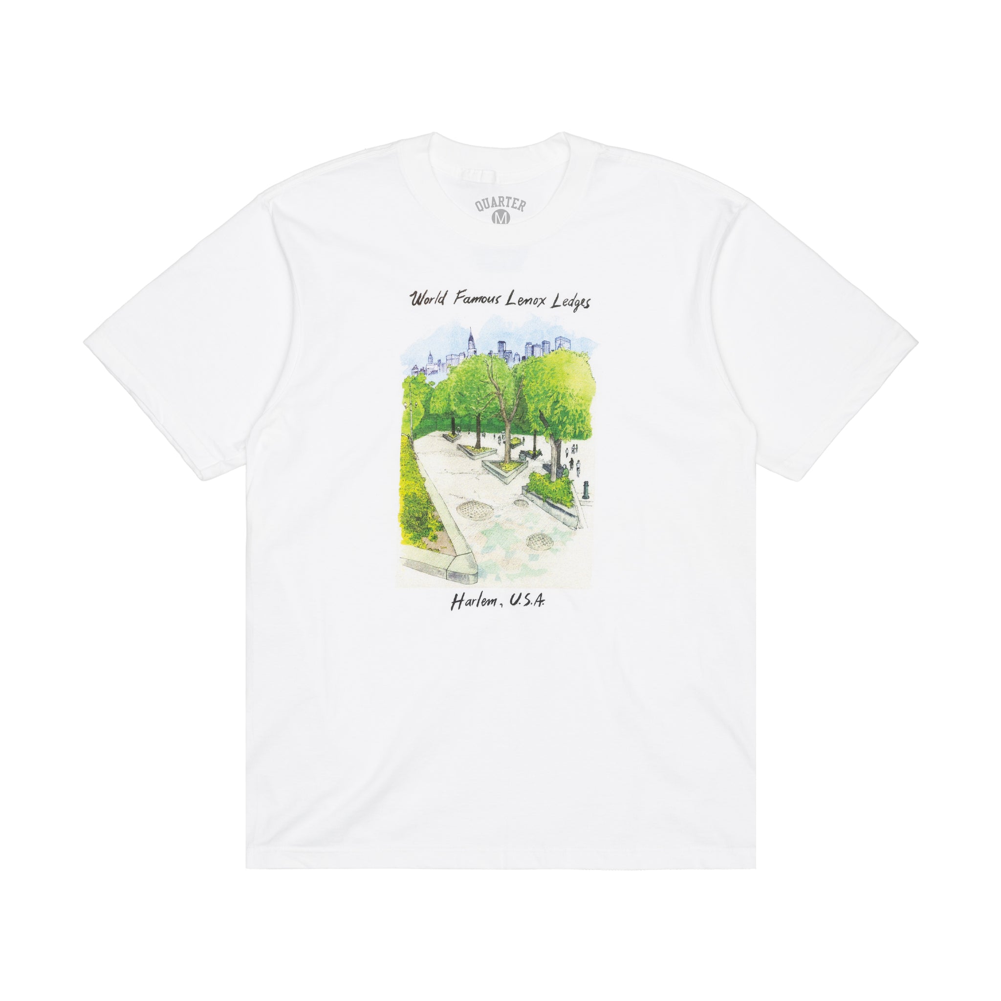 QUARTERSNACKS  - Lenox Tee "White"
