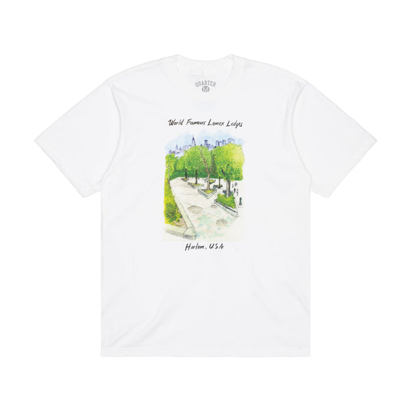 QUARTERSNACKS  - Lenox Tee "White"