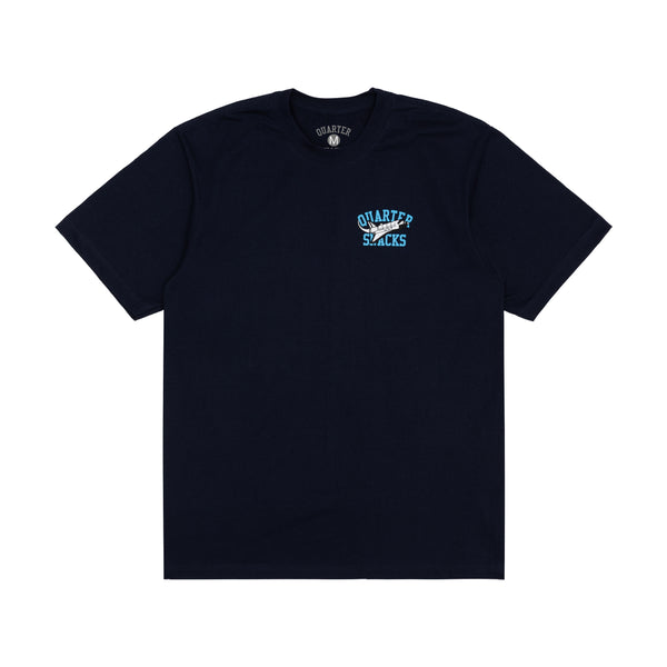 QUARTERSNACKS  - Let's Get It Tee "Navy"
