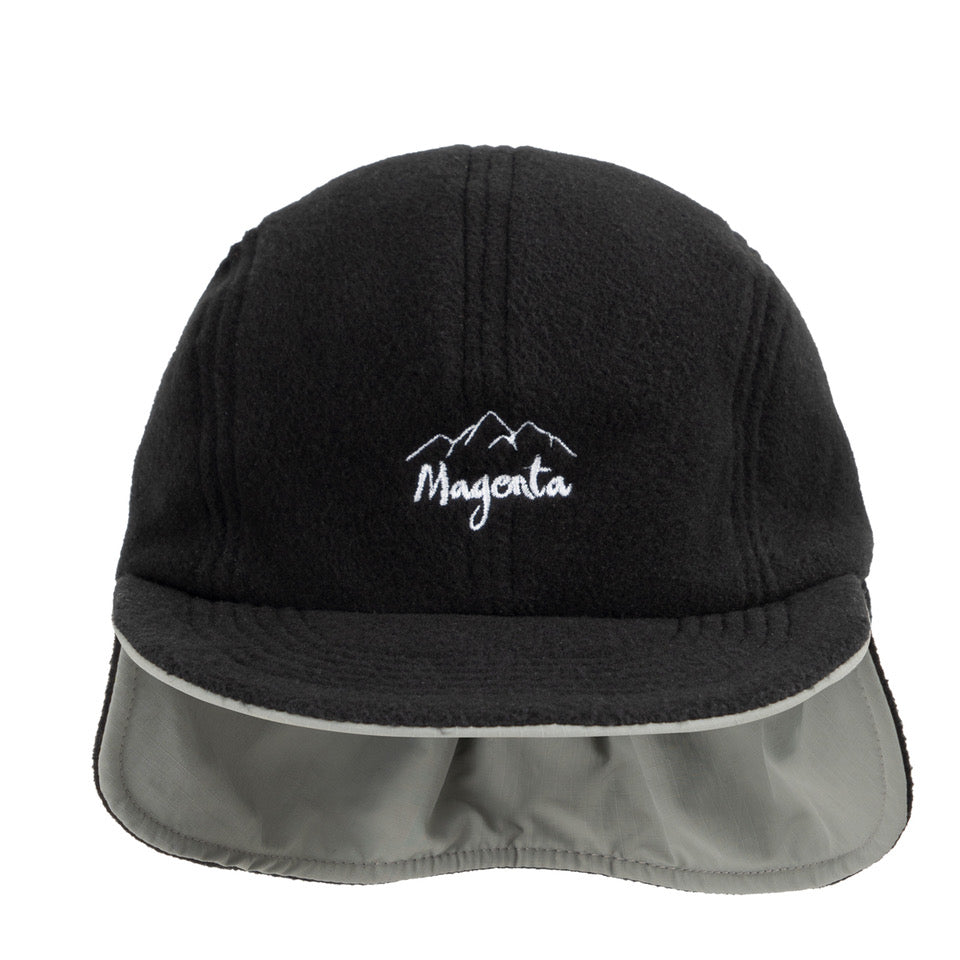 MAGENTA SKATEBOARDS - REVERSIBLE FLAP HAT "NATURAL / BLACK"