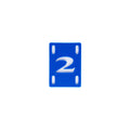 2 RISER PADS - Riser Pads 1/4" "Blue"