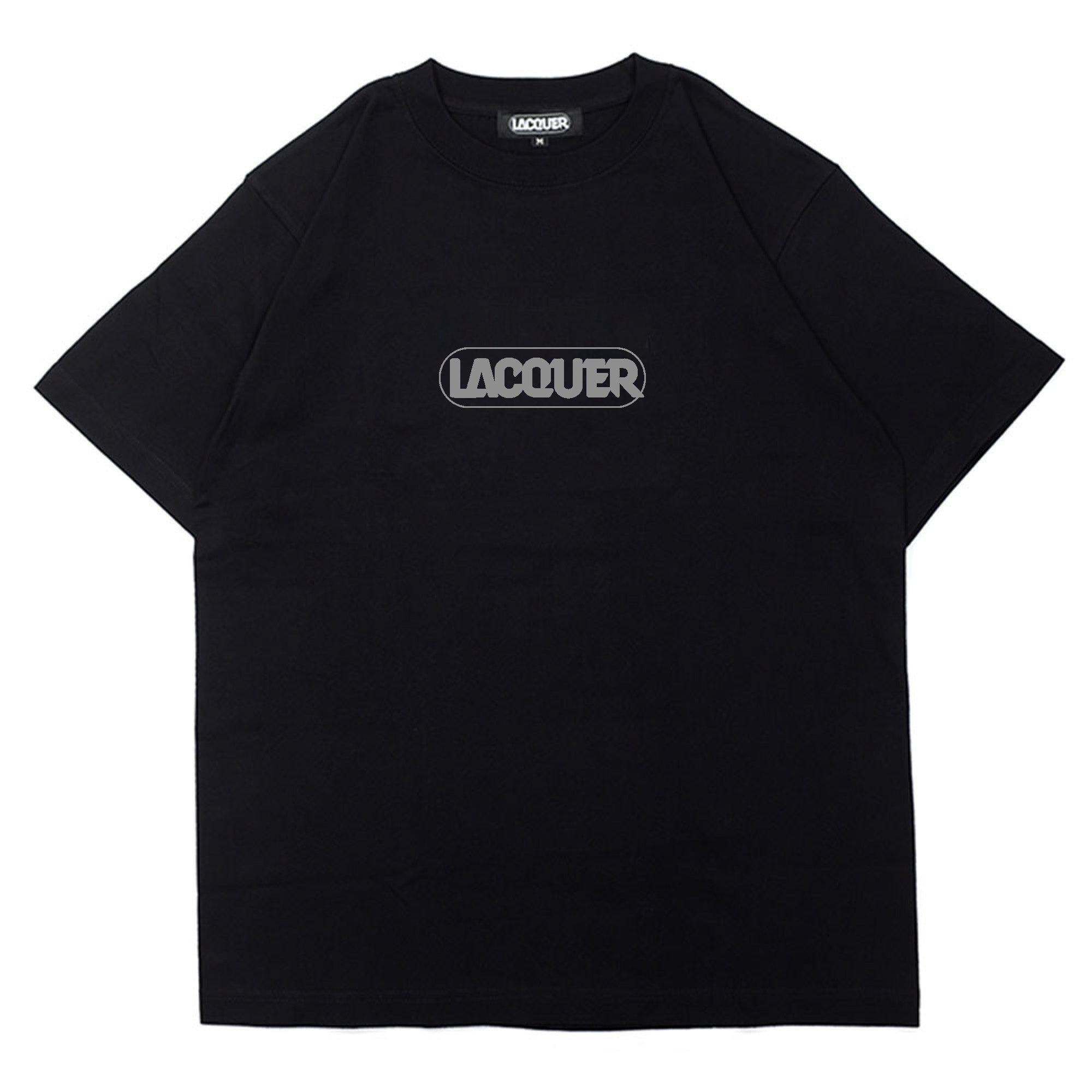 LACQUER -  Reflector Logo Tee "Black"