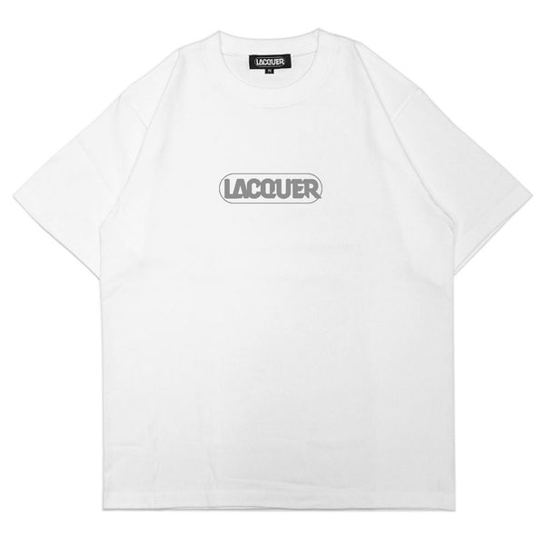 LACQUER -  Reflector Logo Tee "White"