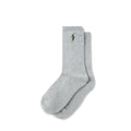 POLAR - Rib Socks | No Comply "Heather Grey / Green"