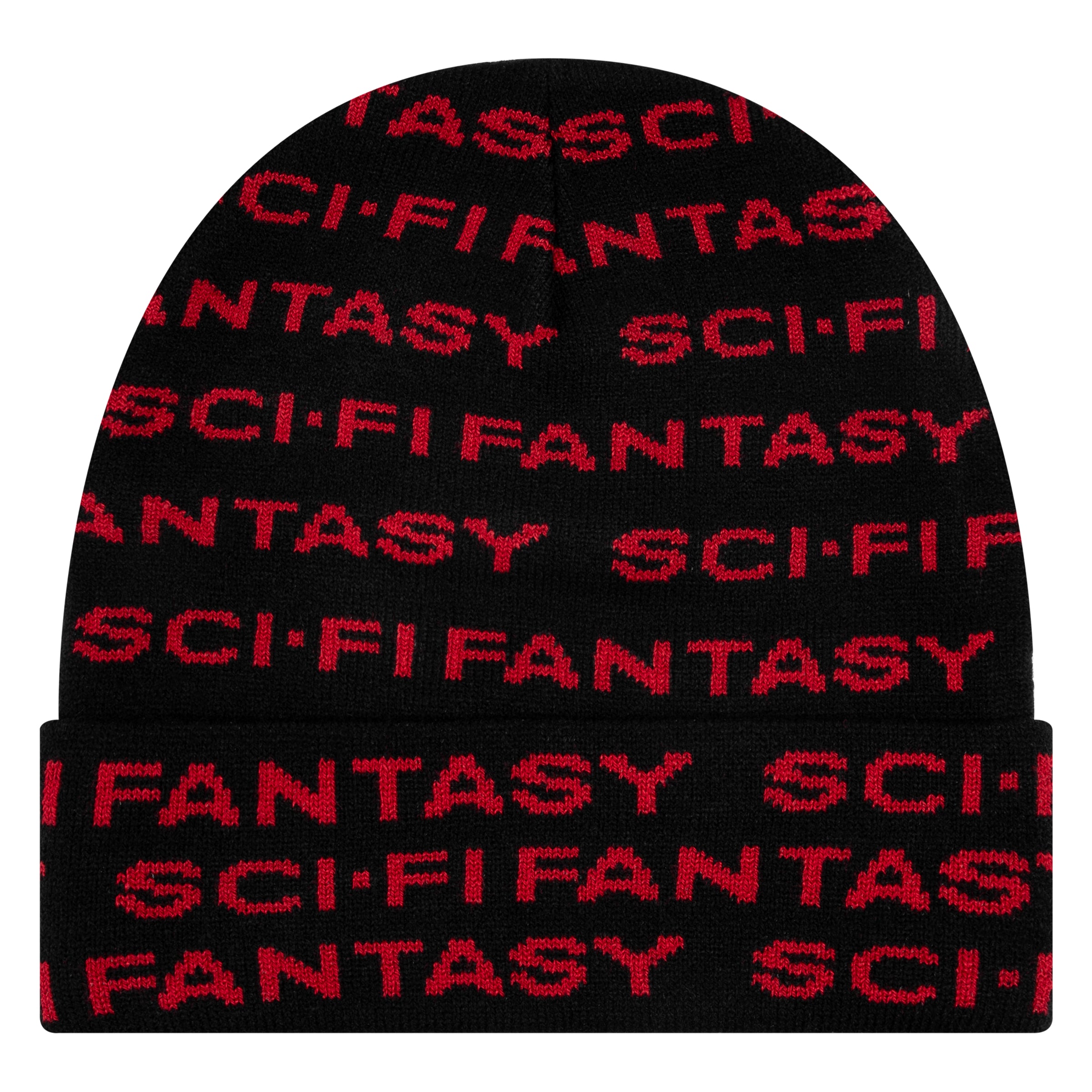 SCI-FI FANTASY - REPEAT LOGO BEANIE "BLACK"
