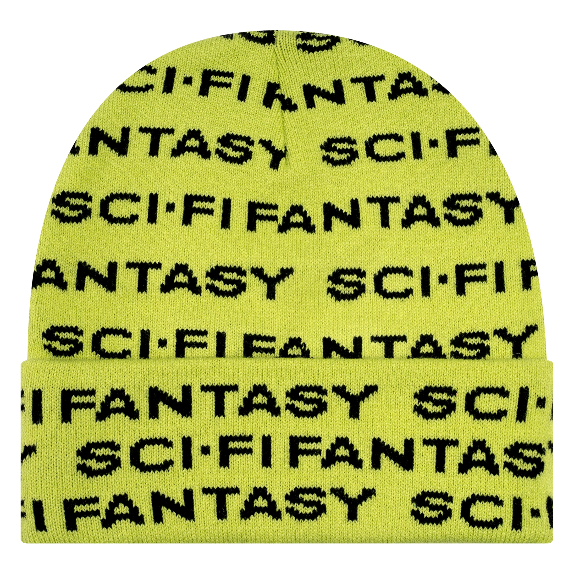 SCI-FI FANTASY - REPEAT LOGO BEANIE "GREEN"