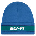 SCI-FI FANTASY - STRIPE LOGO BEANIE "BLUE"