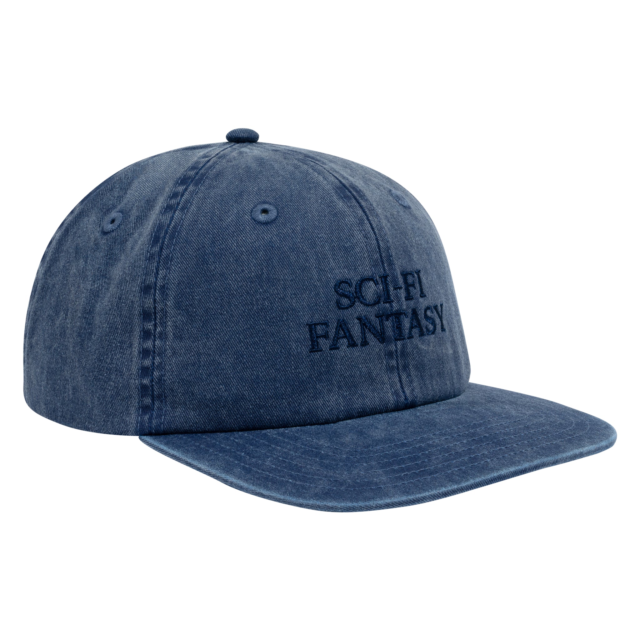 SCI-FI FANTASY - WASHED LOGO HAT "NAVY"