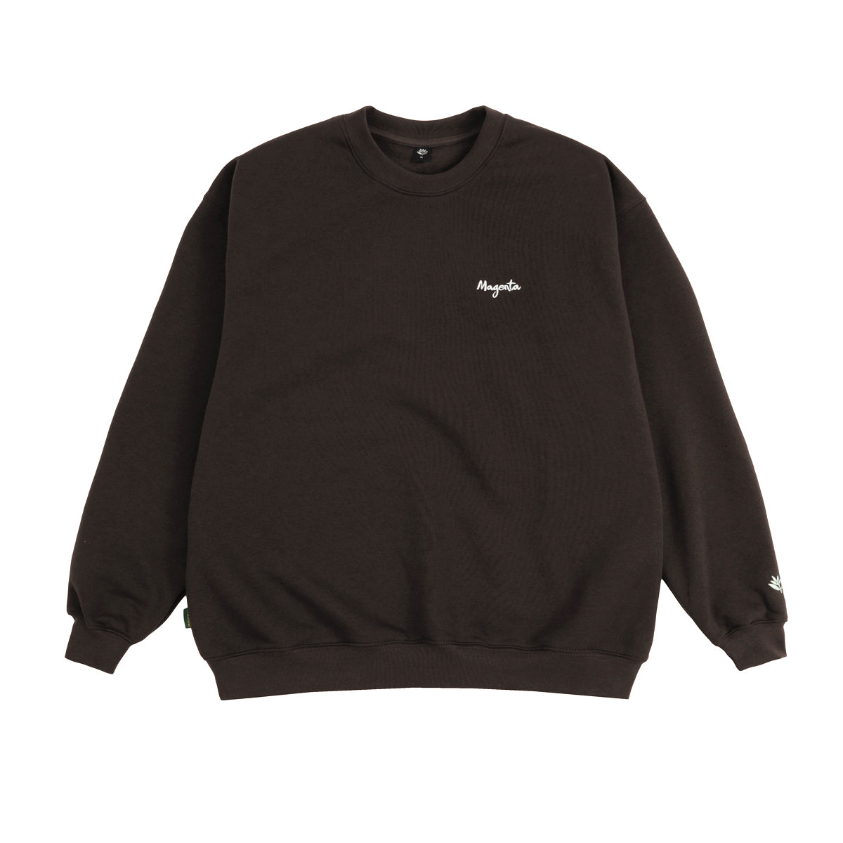 MAGENTA SKATEBOARDS - SCRIPT CREWNECK "Chocolate"