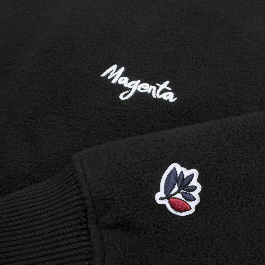 MAGENTA SKATEBOARDS - SCRIPT FLEECE CREWNECK "Black"