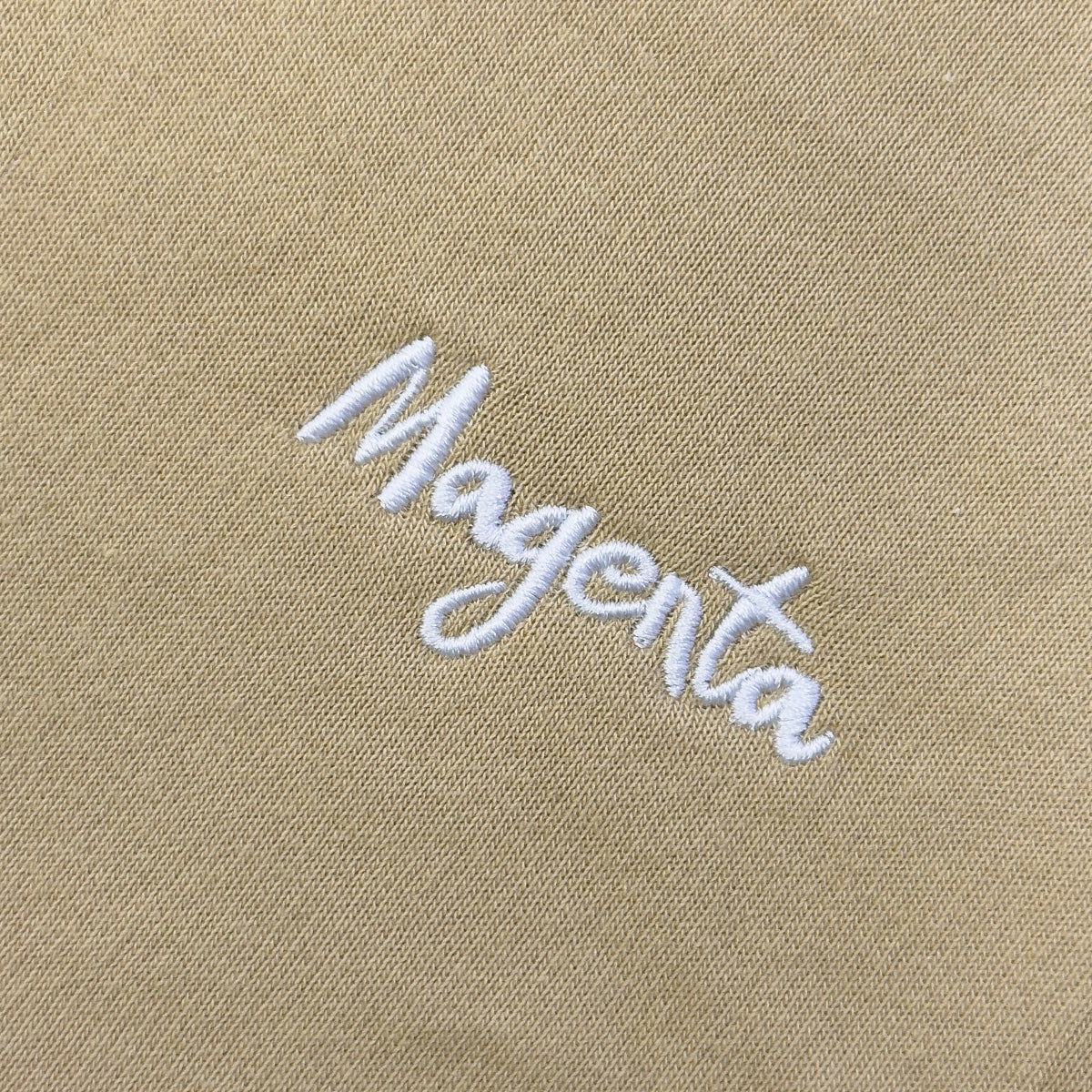 MAGENTA SKATEBOARDS - SCRIPT CREWNECK "Beige"