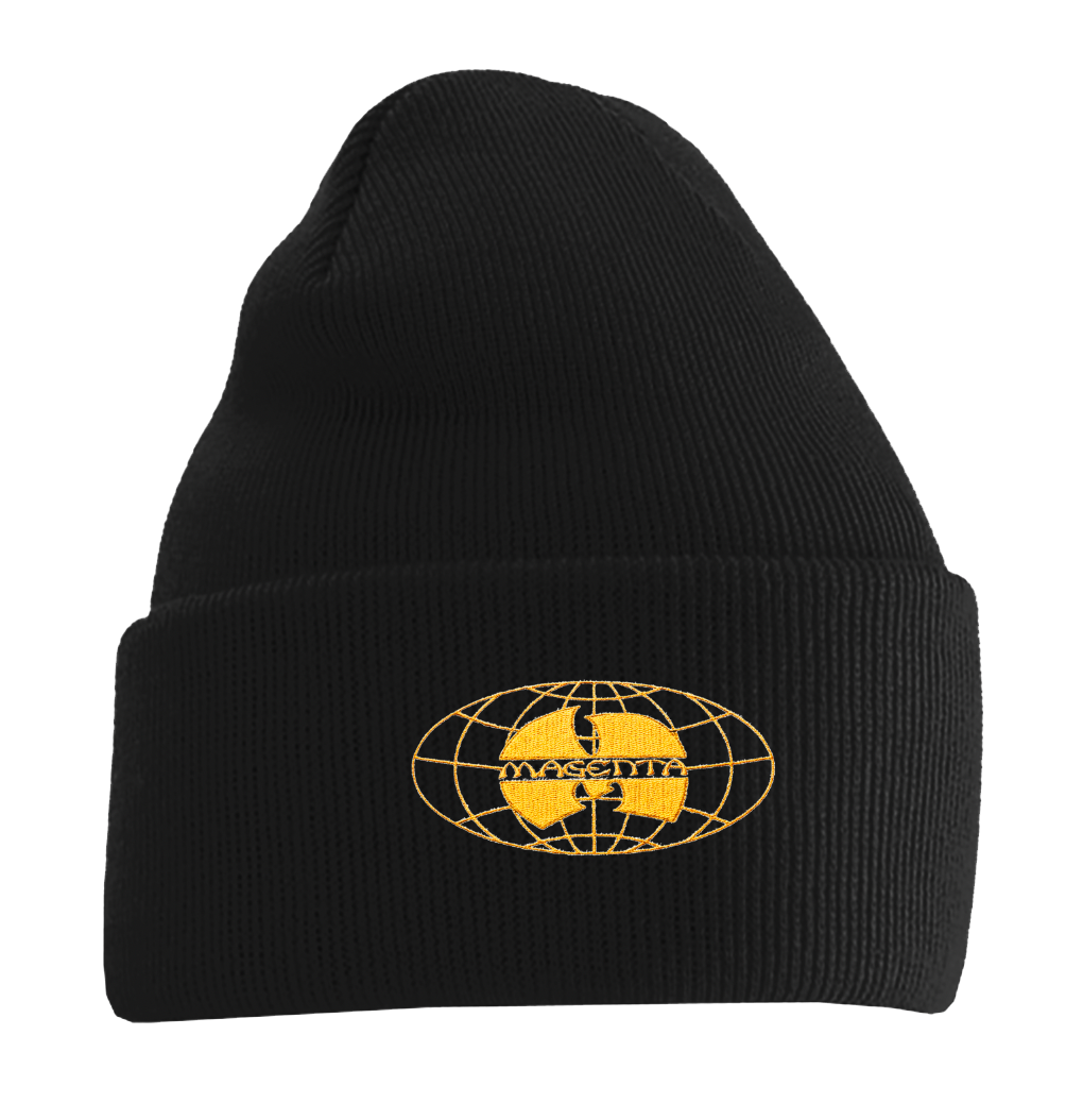 MAGENTA - SHAOLIN BEANIE "Black"