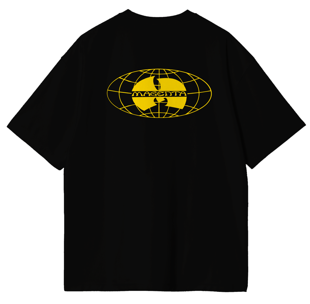 MAGENTA - SHAOLIN TEE "Black"