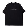 LACQUER - SKATESHOP COMMUNICATION TEE "BLACK"