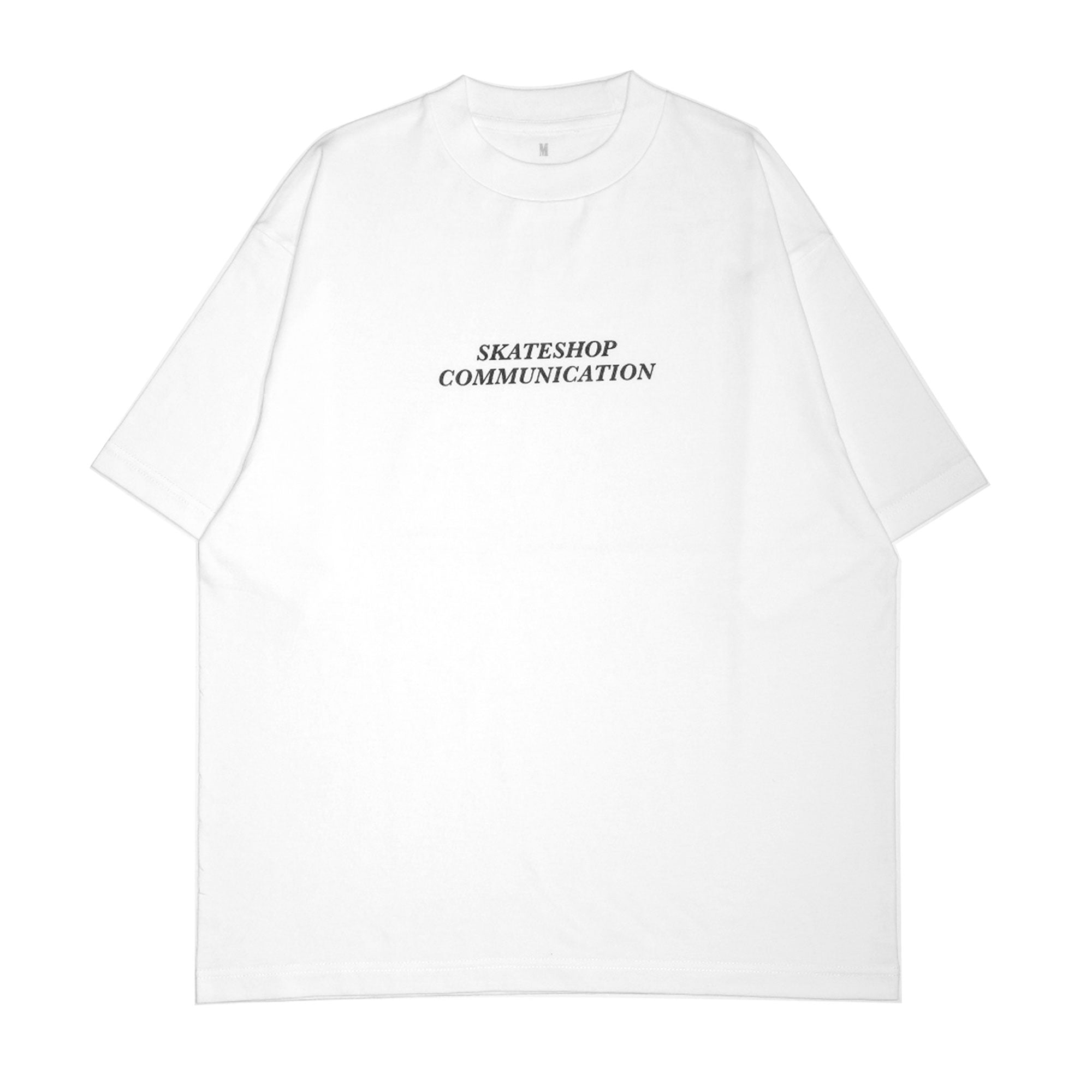 LACQUER - SKATESHOP COMMUNICATION TEE "White"