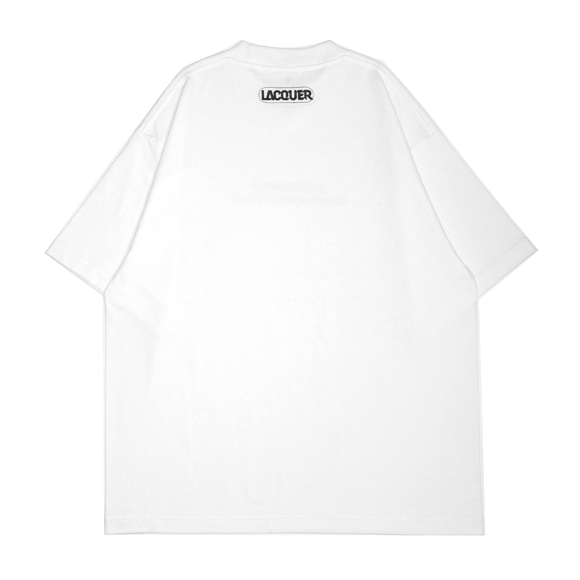 LACQUER - SKATESHOP COMMUNICATION TEE "White"