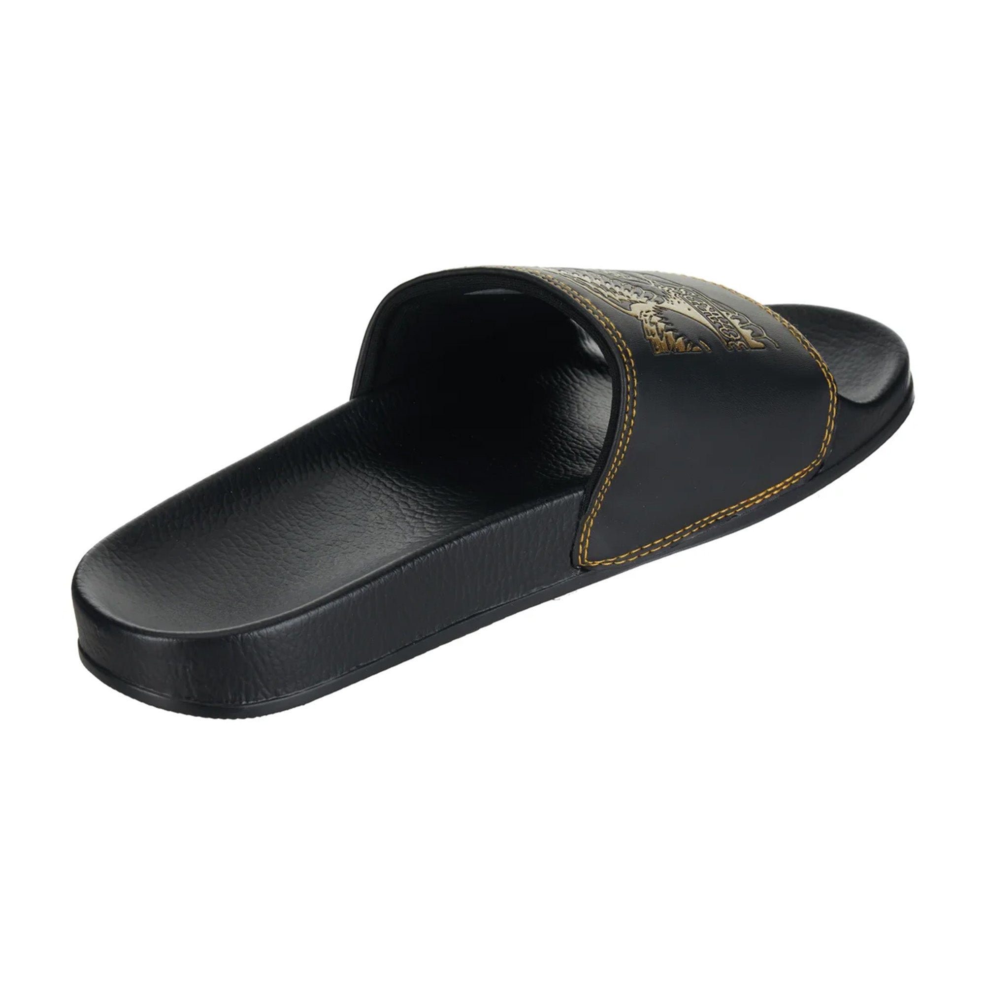 ANTIHERO - BASIC EAGLE SLIDE SANDAL "Black/Gold"