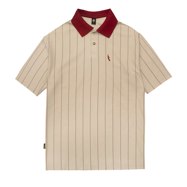 MAGENTA SKATEBOARDS - SLUGGER PIQUÉ POLO "BEIGE"