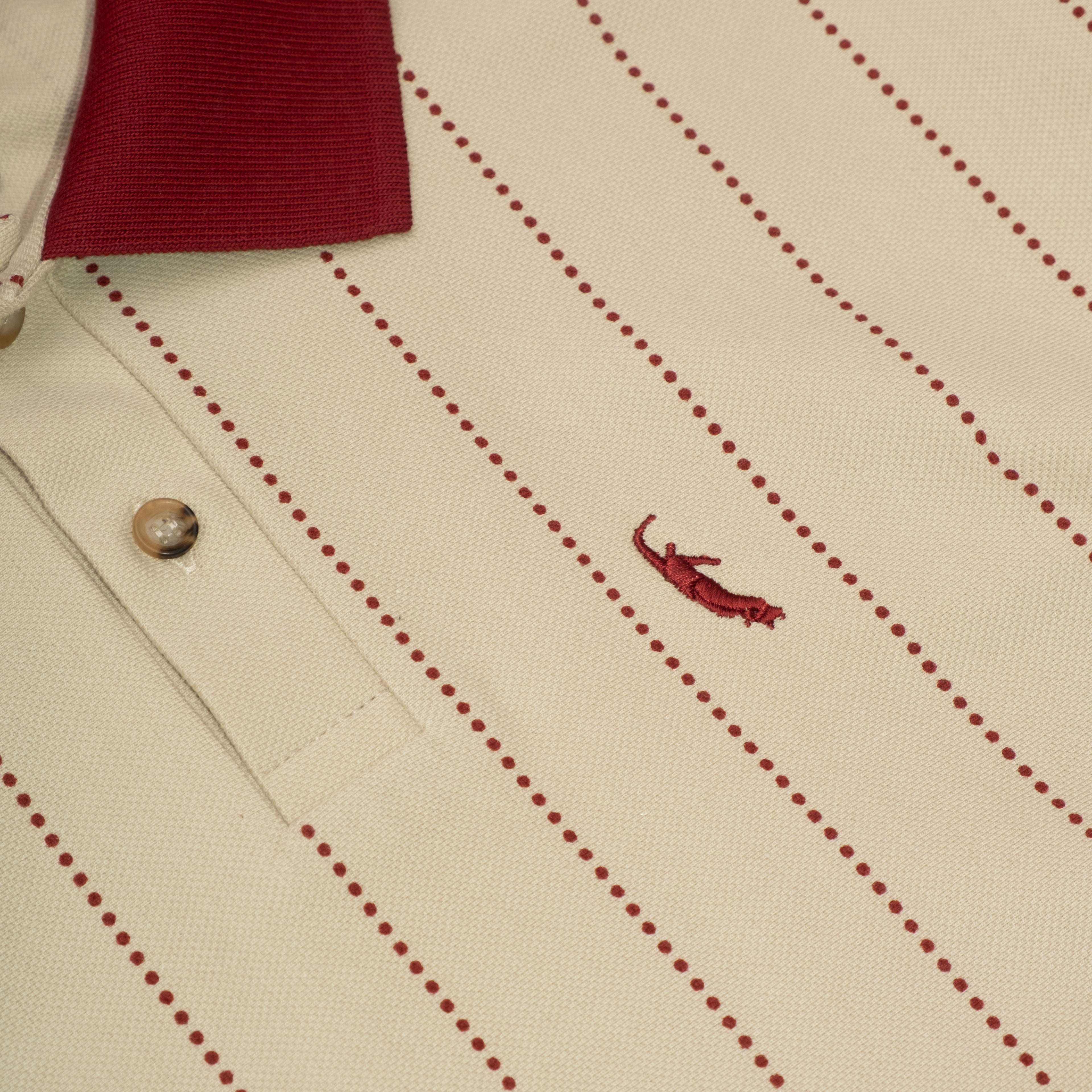 MAGENTA SKATEBOARDS - SLUGGER PIQUÉ POLO "BEIGE"
